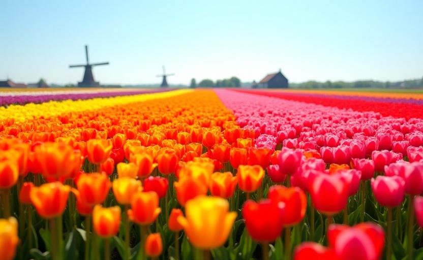 Tulipanfelt i Norden